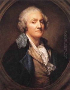 Self-Portrait c. 1785 by Jean Baptiste Greuze