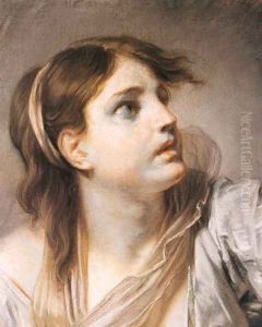 Fear, Expression Head by Jean Baptiste Greuze