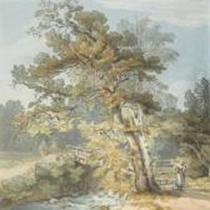 Caton-clam-bridge Near Ivy Bridge On The Erme, Devon by John White Abbott