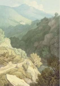 Sharper Tor With Sheep Tor Beyond, Devon by John White Abbott
