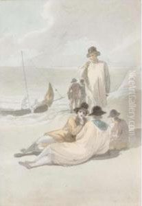 Fisherman Resting On The Beach thumbnail