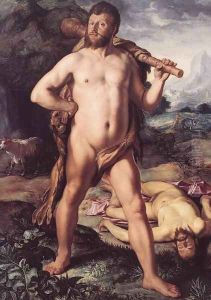 Hercules and Cacus 1613 by Hendrick Goltzius