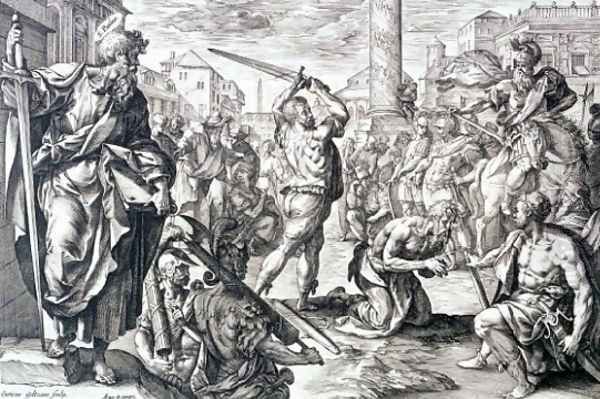 Saint Paul's martyrdom - view 1