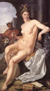 Minerva 1611 by Hendrick Goltzius
