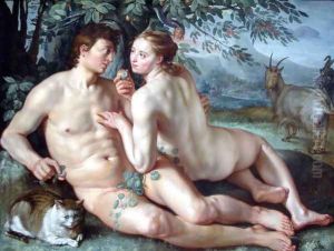 The Fall of Man by Hendrick Goltzius