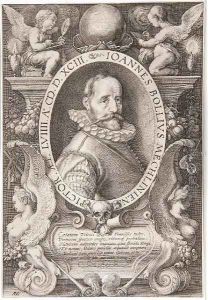 Hans Bol by Hendrick Goltzius