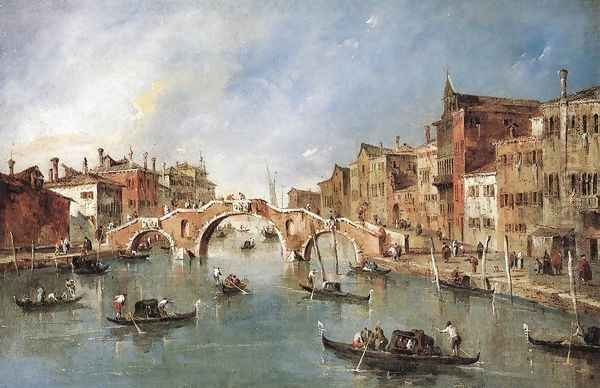 The Three-Arched Bridge at Cannaregio 1765-70 - view 1