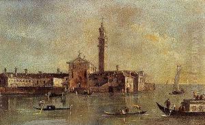 View Of The Island Of San Giorgio In Alga, Venice by Francesco Guardi
