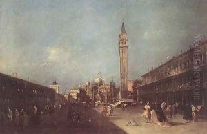 Piazza San Marco 1760s by Francesco Guardi