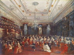 Ladies' Concert at the Philharmonic Hall (Concerto di dame al casino dei Filarmonici) by Francesco Guardi