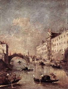 Rio dei Mendicanti 1780s by Francesco Guardi