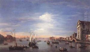 The Giudecca Canal with the Zattere c. 1759