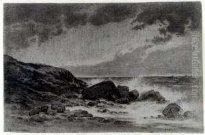 (kassel 1815 - 1910 Dusseldorf).
Meereskuste. Kohle Auf Chamoisfarbenem Butten. Unten Links Signiert A.
Achenbach. Ca. 28,1-28,5 X 43,2 Cm. by Andreas Achenbach