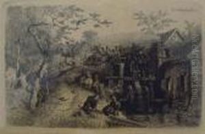 An Der Muhle by Andreas Achenbach