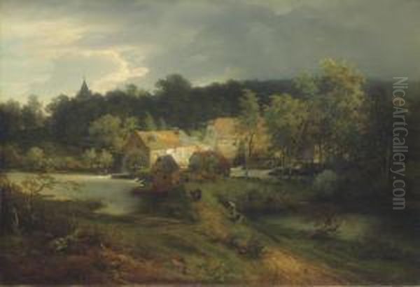 The Watermill In The Village - view 1