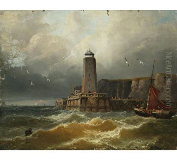 Ships In Rough Seas - view 1