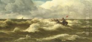 The Rescue by Andreas Achenbach