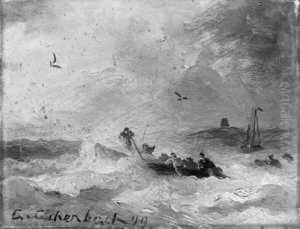 Signiert Und Datiert Unten Links: A. Achenbach 99. by Andreas Achenbach