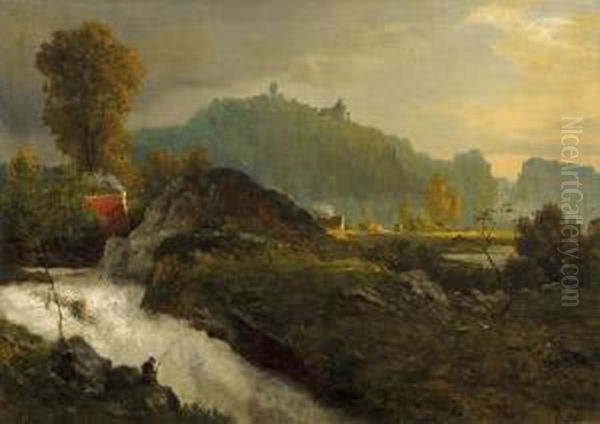 Landschaft Mitwasserfall - view 1
