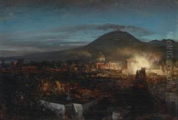 Fireworksat Torre Dell Annunziata Near Naples - view 1