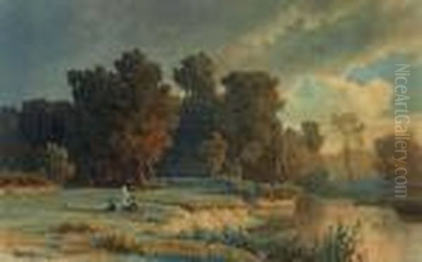 Landschaft Mit Stillemgewasser - view 1