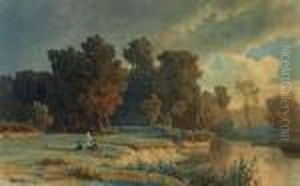 Landschaft Mit Stillemgewasser