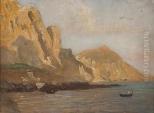 Italienische Landschaft by Oswald Achenbach