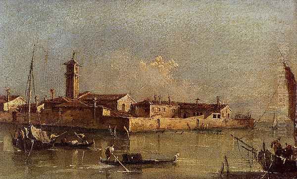 View Of The Island Of San Michele Near Murano, Venice - view 1
