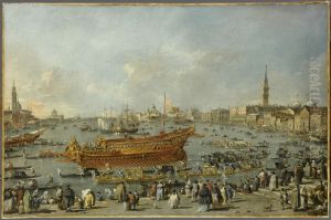 The Bucentaur Departs for the Lido on Ascension Day 1766-70