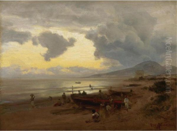 Sunset On The Shore - view 1