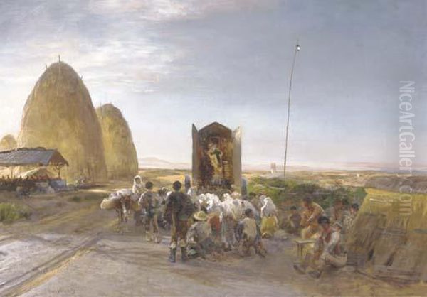 Messe In Der Romischen Campagna: In The Italian Countryside - view 1