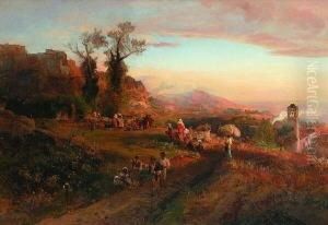 Italienische
Gebirgslandschaft by Oswald Achenbach