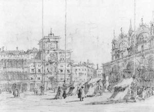 The Torre del Orologio by Francesco Guardi