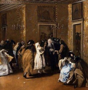 Il Ridotto (The Foyer) by Francesco Guardi