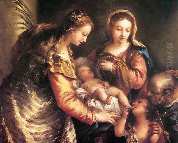 Holy Family with St John the Baptist and St Catherine - view 1