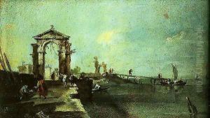 Caprice with Arch and Pier