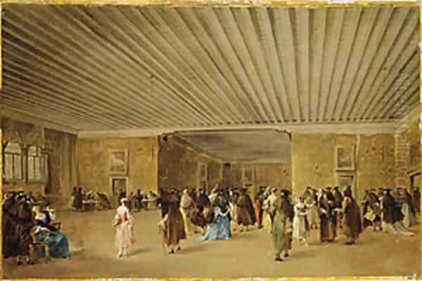 The Ridotto possibly ca 1765 - view 1