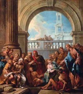 Christ at the pool of Bethesda by Francesco Guardi