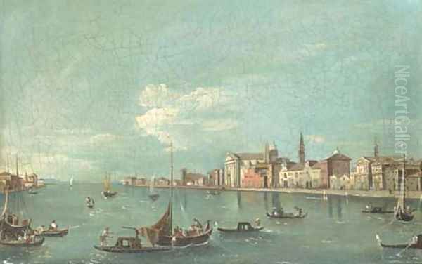 The Giudecca, Venice, with the Zattere - view 1