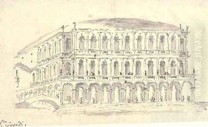 A design for the projected Teatro Manin, Venice by Francesco Guardi