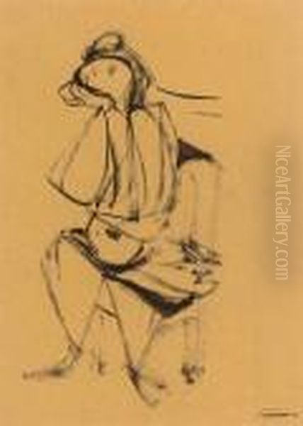 Seated Figure - view 1