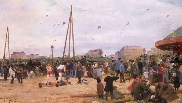 The Fairgrounds at Porte de Clignancourt, Paris - view 1