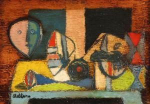 Still Life With Figure by Jankel Adler