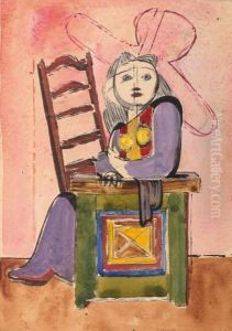 Sitting Woman by Jankel Adler