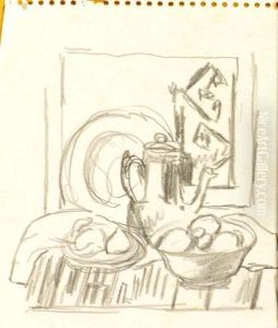 Still Life And Teapot by Jankel Adler