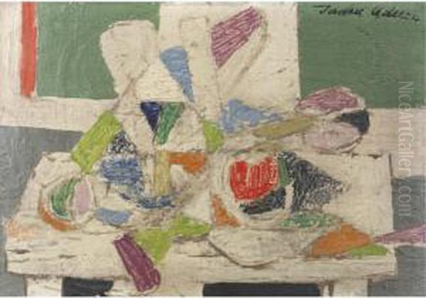 Cubist Still Life On Table - view 1