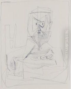 Untitled (head) by Jankel Adler