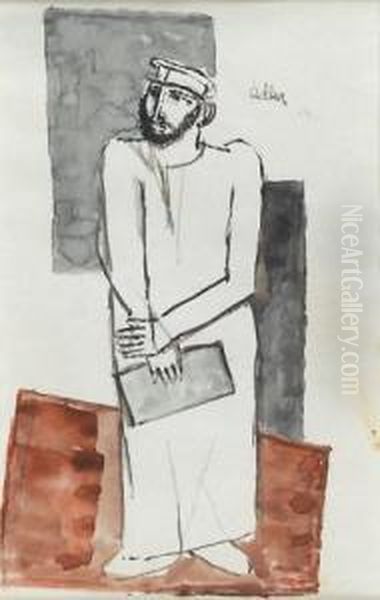 Rabbi With A Book - view 1