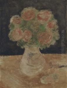 Vase Of Flowers by Jankel Adler