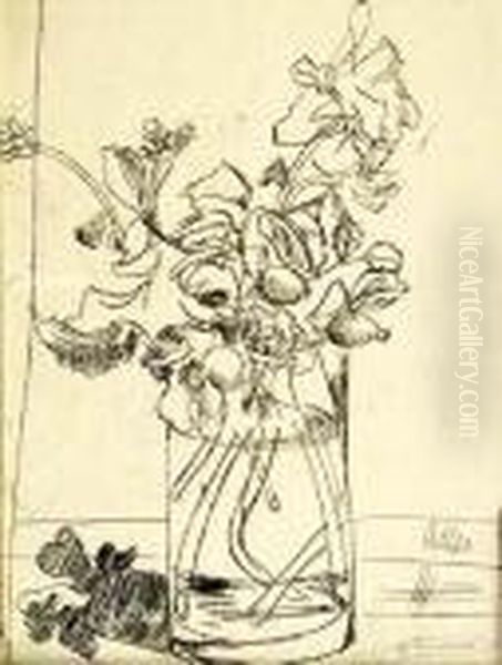 Vase And Flowers - view 1